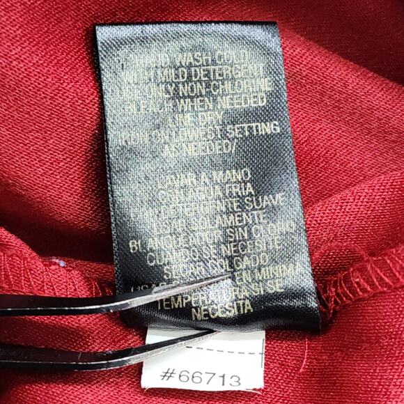 Vintage 90s Studio I Dress Size 10 Red Sleeveless Maxi Shift Back Slit Formal - Picture 5 of 8